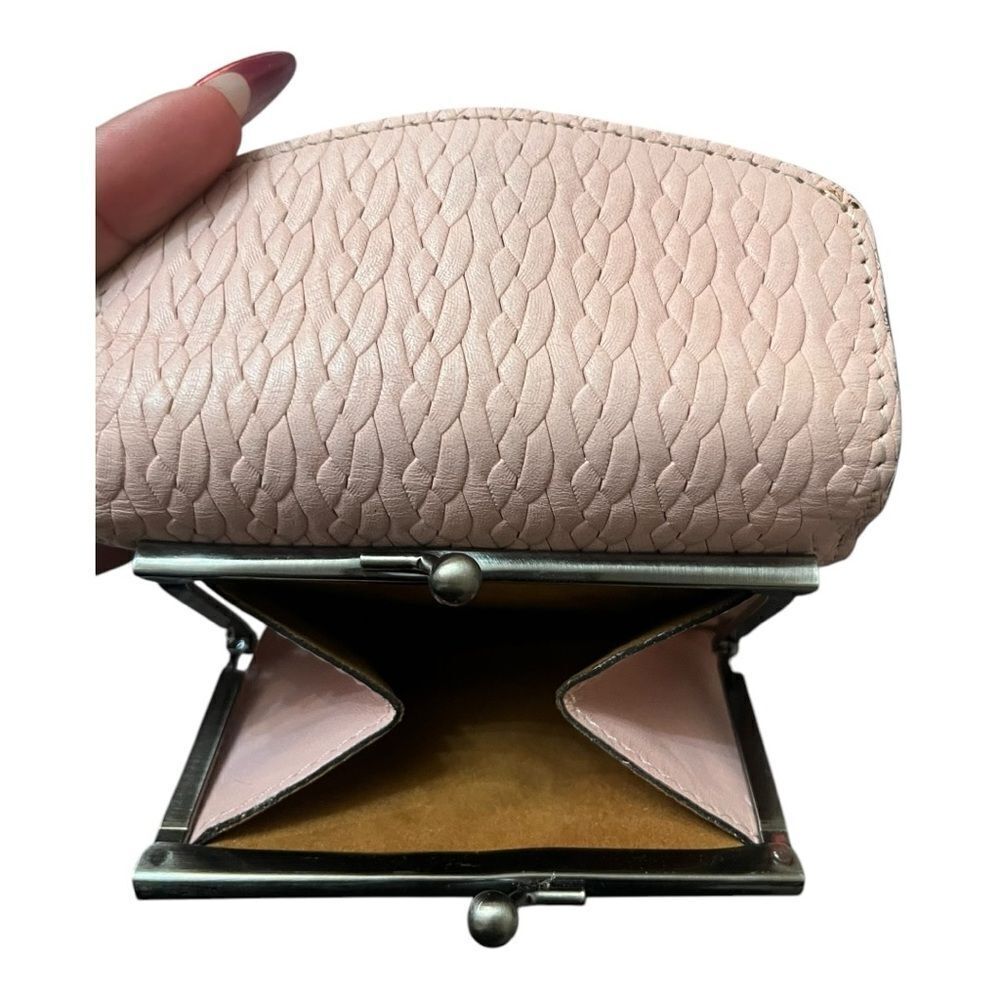 Pink Leather Women's Wallet - Picture 7 of 10